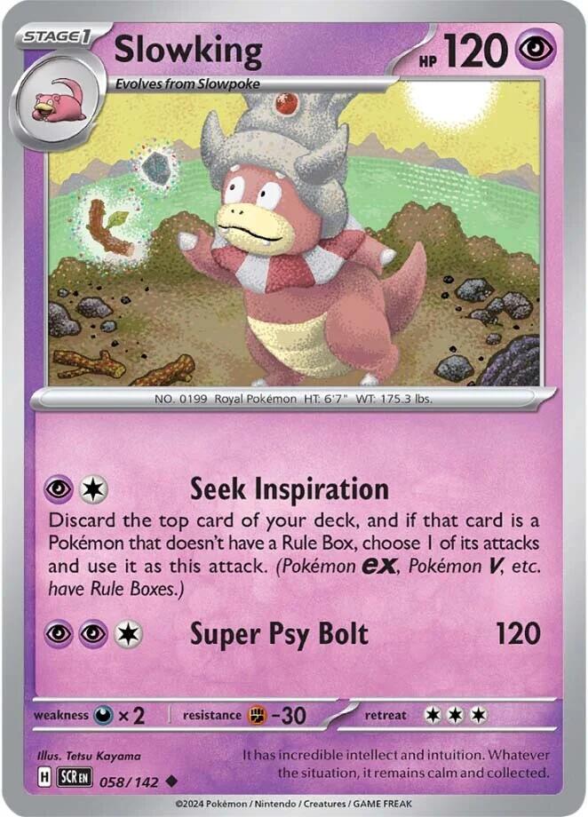 Slowking (058/142) [Scarlet & Violet: Stellar Crown] | Galaxy Games LLC