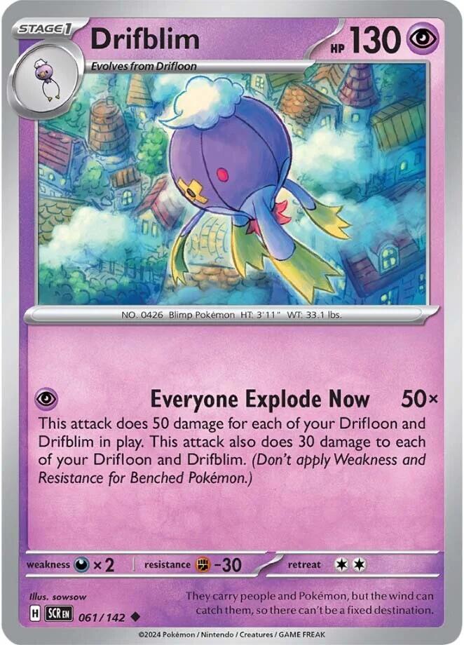 Drifblim (061/142) [Scarlet & Violet: Stellar Crown] | Galaxy Games LLC