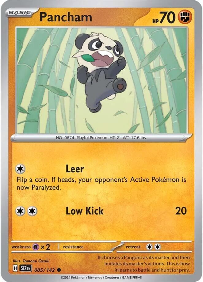 Pancham (085/142) [Scarlet & Violet: Stellar Crown] | Galaxy Games LLC