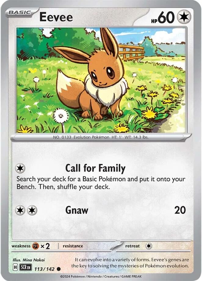 Eevee (113/142) [Scarlet & Violet: Stellar Crown] | Galaxy Games LLC