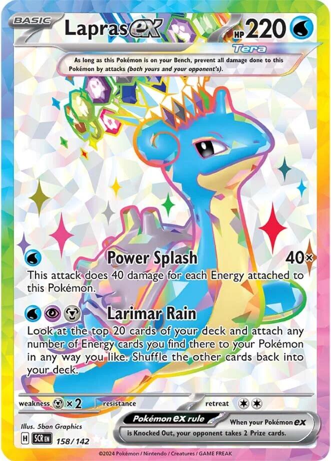 Lapras ex (158/142) [Scarlet & Violet: Stellar Crown] | Galaxy Games LLC