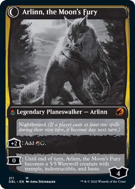Arlinn, the Pack's Hope // Arlinn, the Moon's Fury [Innistrad: Double Feature] | Galaxy Games LLC