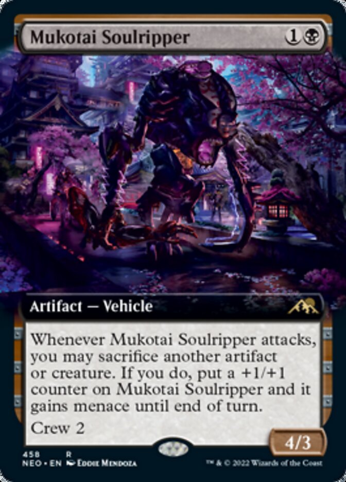 Mukotai Soulripper (Extended Art) [Kamigawa: Neon Dynasty] | Galaxy Games LLC