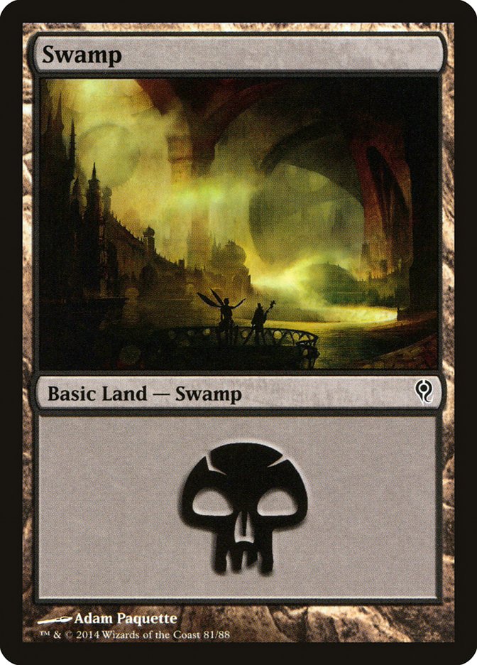 Swamp (81) [Duel Decks: Jace vs. Vraska] | Galaxy Games LLC