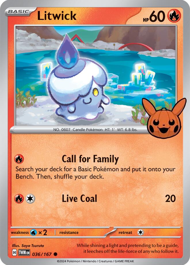 Litwick (036/167) [Trick or Trade] | Galaxy Games LLC