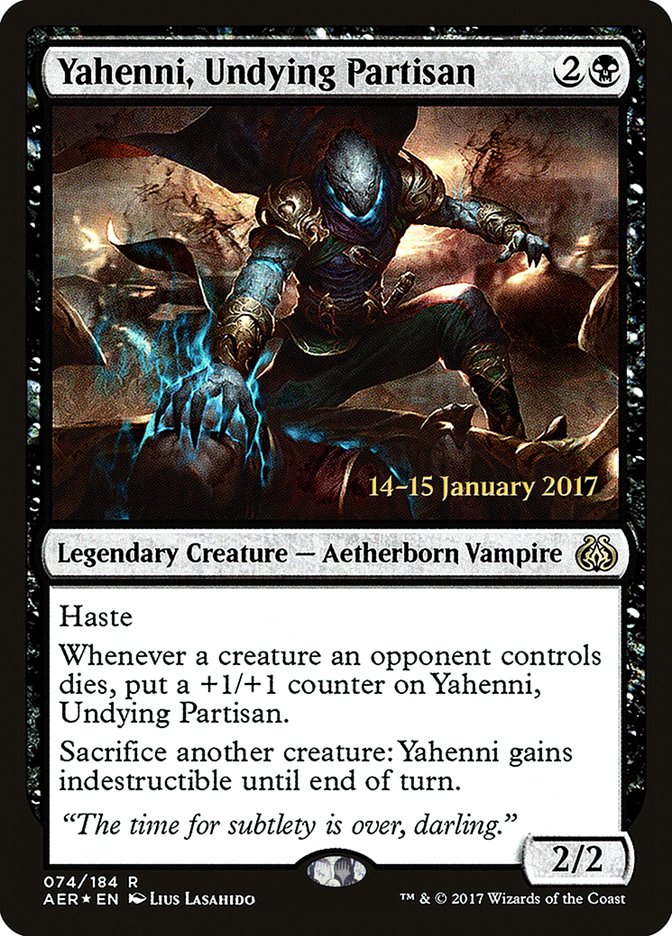 Yahenni, Undying Partisan [Aether Revolt Prerelease Promos] | Galaxy Games LLC