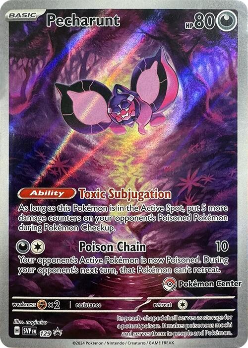 Pecharunt (129) (Pokemon Center Exclusive) [Scarlet & Violet: Black Star Promos] | Galaxy Games LLC