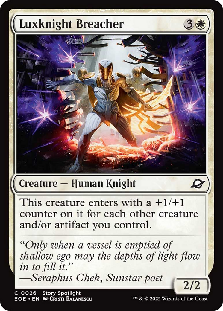 Luxknight Breacher [Edge of Eternities] | Galaxy Games LLC
