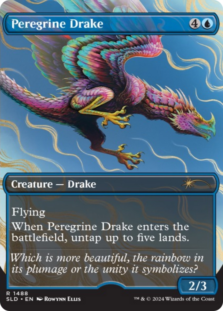 Peregrine Drake (Rainbow Foil) [Secret Lair Drop Series] | Galaxy Games LLC