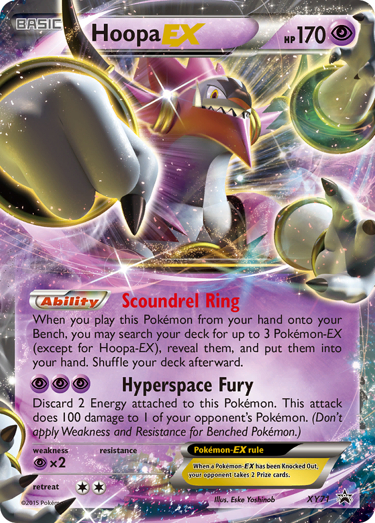 Hoopa EX (XY71) [XY: Black Star Promos] | Galaxy Games LLC