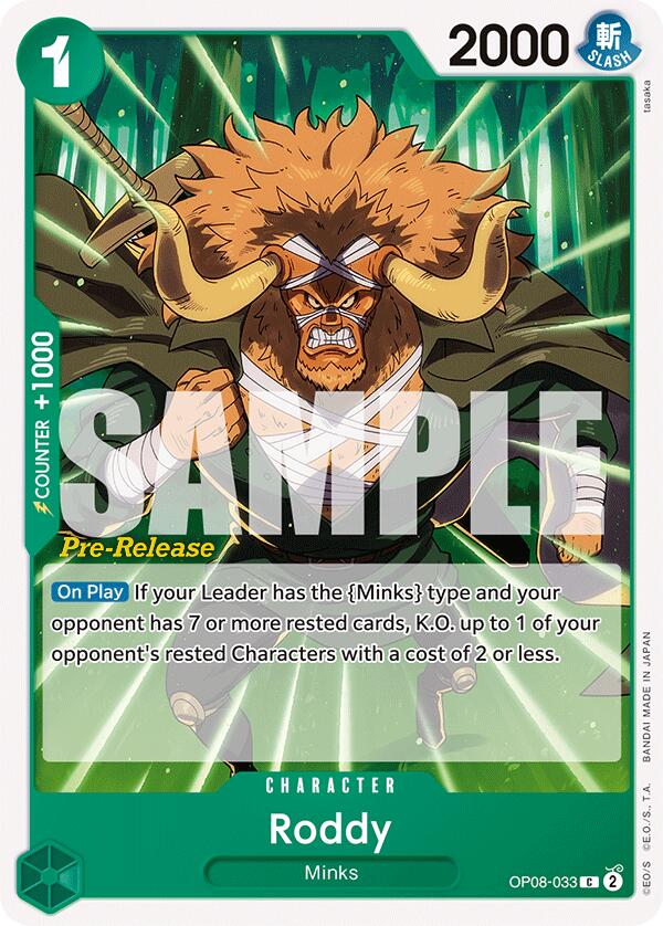 Roddy [Two Legends Pre-Release Cards] | Galaxy Games LLC