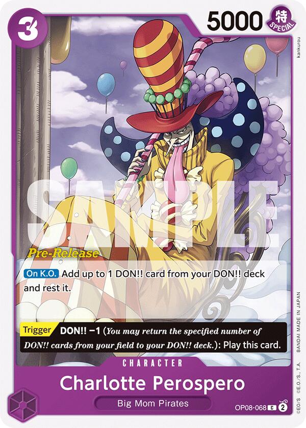 Charlotte Perospero [Two Legends Pre-Release Cards] | Galaxy Games LLC