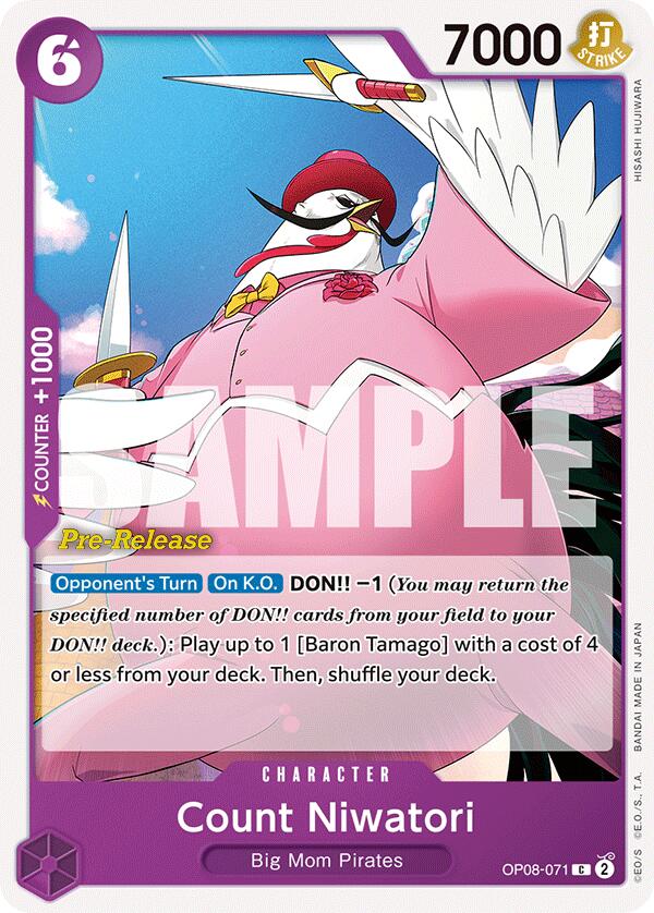 Count Niwatori [Two Legends Pre-Release Cards] | Galaxy Games LLC