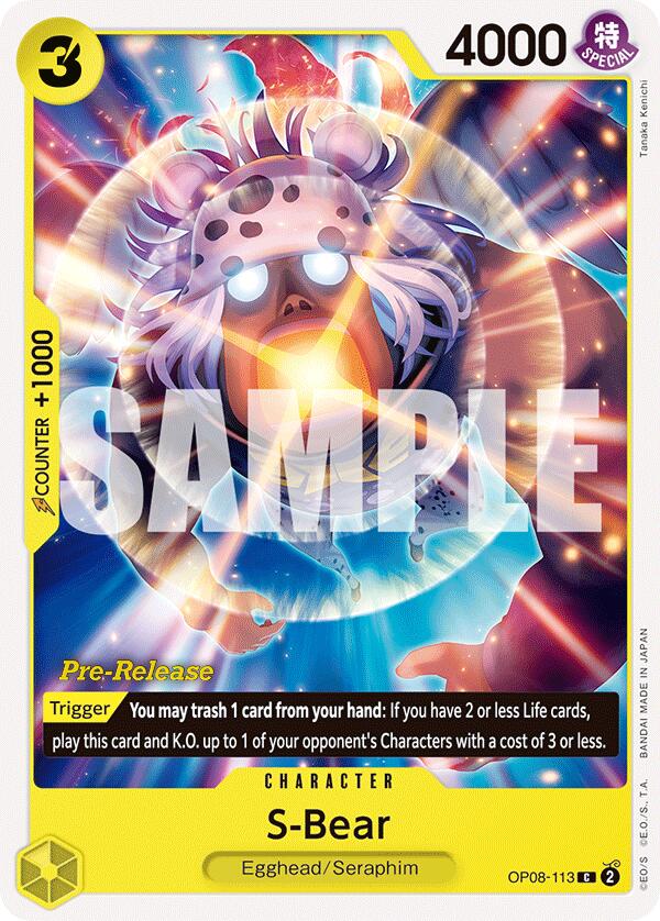 S-Bear [Two Legends Pre-Release Cards] | Galaxy Games LLC