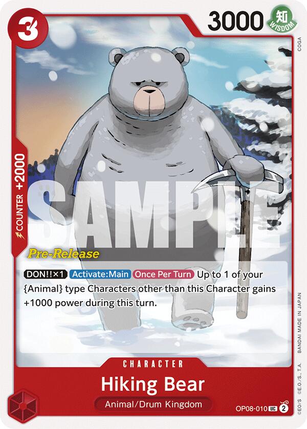 Hiking Bear [Two Legends Pre-Release Cards] | Galaxy Games LLC