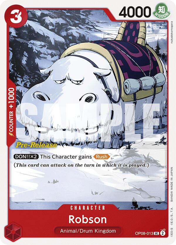 Robson [Two Legends Pre-Release Cards] | Galaxy Games LLC
