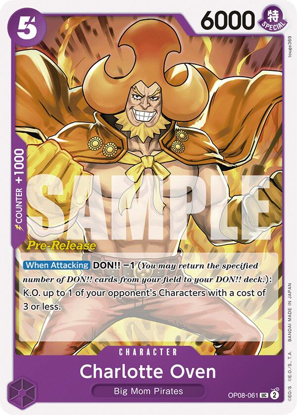 Charlotte Oven [Two Legends Pre-Release Cards] | Galaxy Games LLC