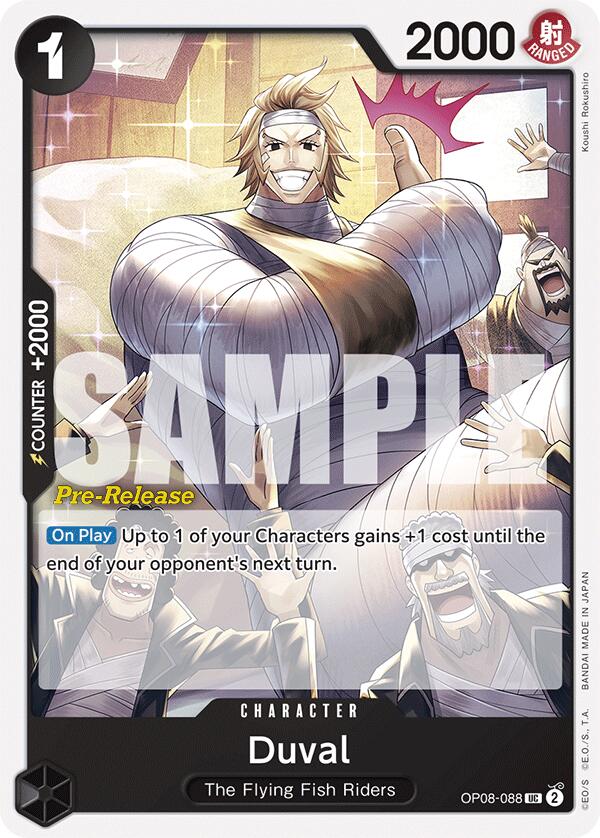 Duval [Two Legends Pre-Release Cards] | Galaxy Games LLC
