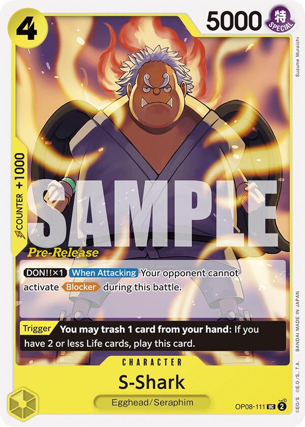 S-Shark [Two Legends Pre-Release Cards] | Galaxy Games LLC