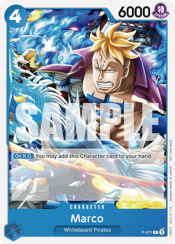 Marco [One Piece Promotion Cards] | Galaxy Games LLC
