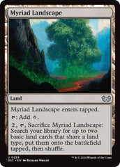 Myriad Landscape [Duskmourn: House of Horror Commander] | Galaxy Games LLC