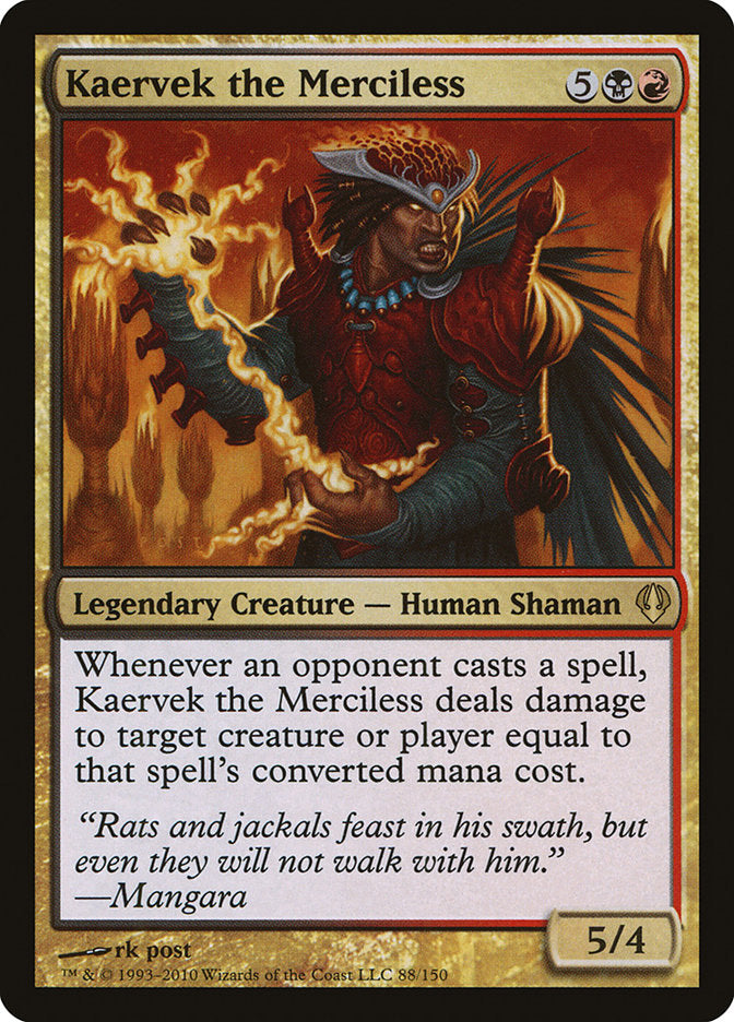 Kaervek the Merciless [Archenemy] | Galaxy Games LLC