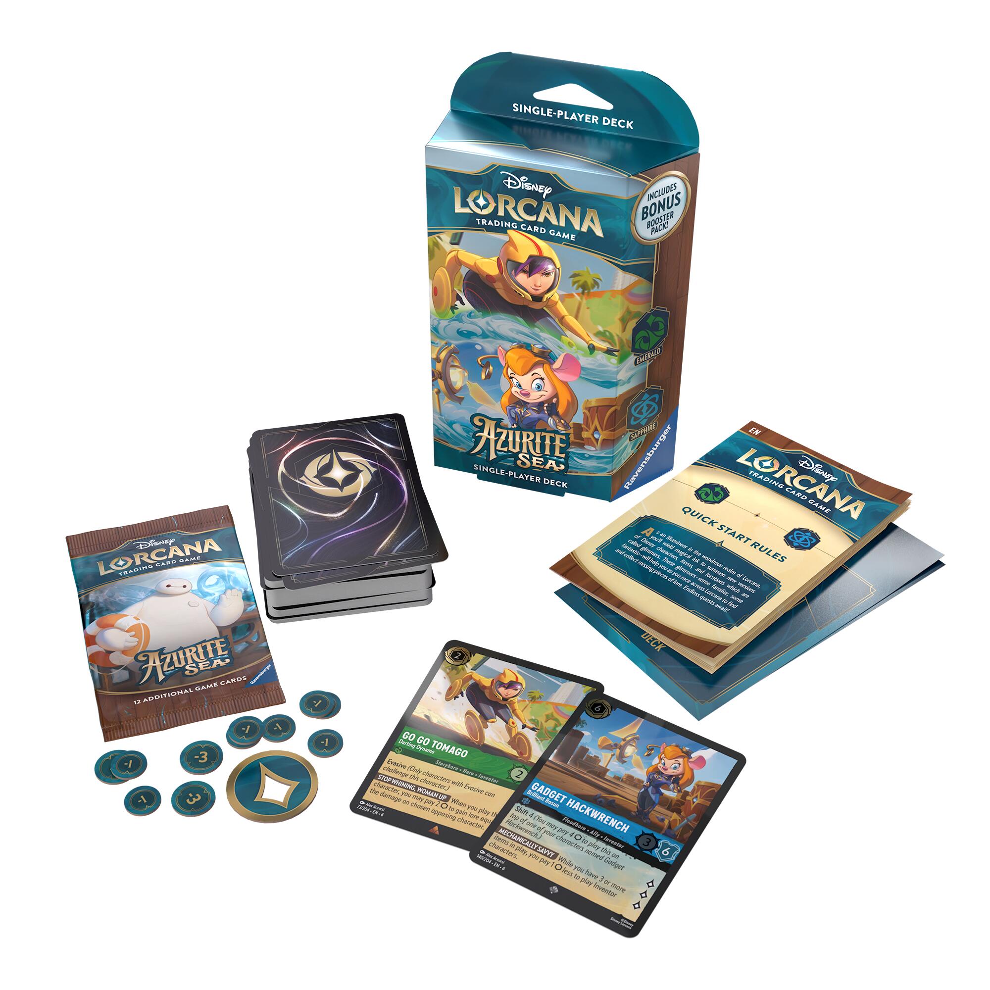 Azurite Sea - Starter Deck (Emerald & Sapphire) | Galaxy Games LLC