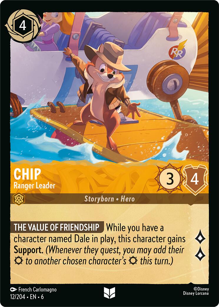 Chip - Ranger Leader (12/204) [Azurite Sea] | Galaxy Games LLC