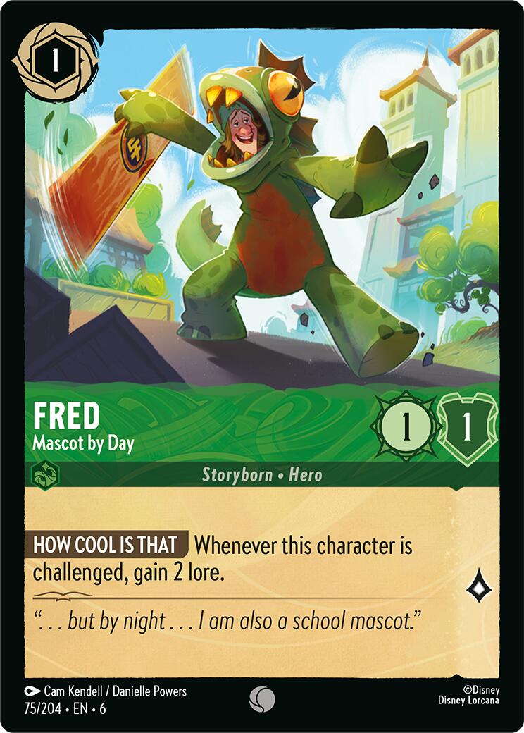 Fred - Mascot by Day (75/204) [Azurite Sea] | Galaxy Games LLC