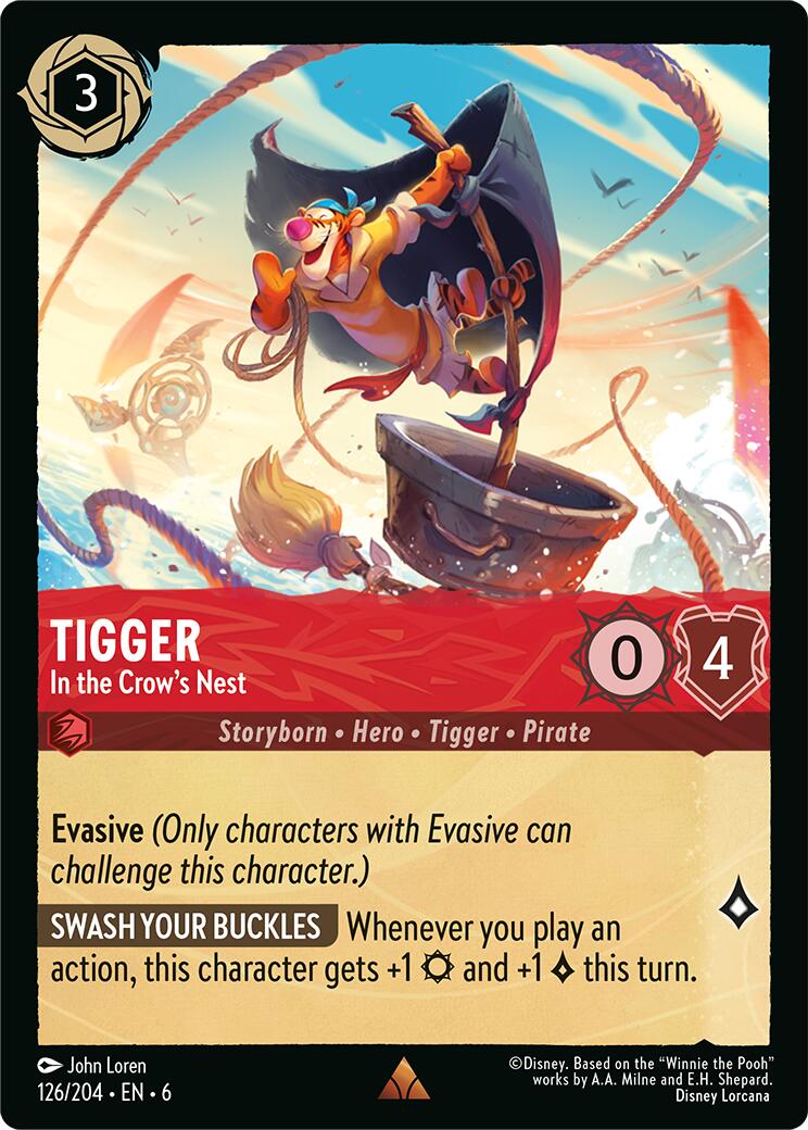 Tigger - In the Crow's Nest (126/204) [Azurite Sea] | Galaxy Games LLC