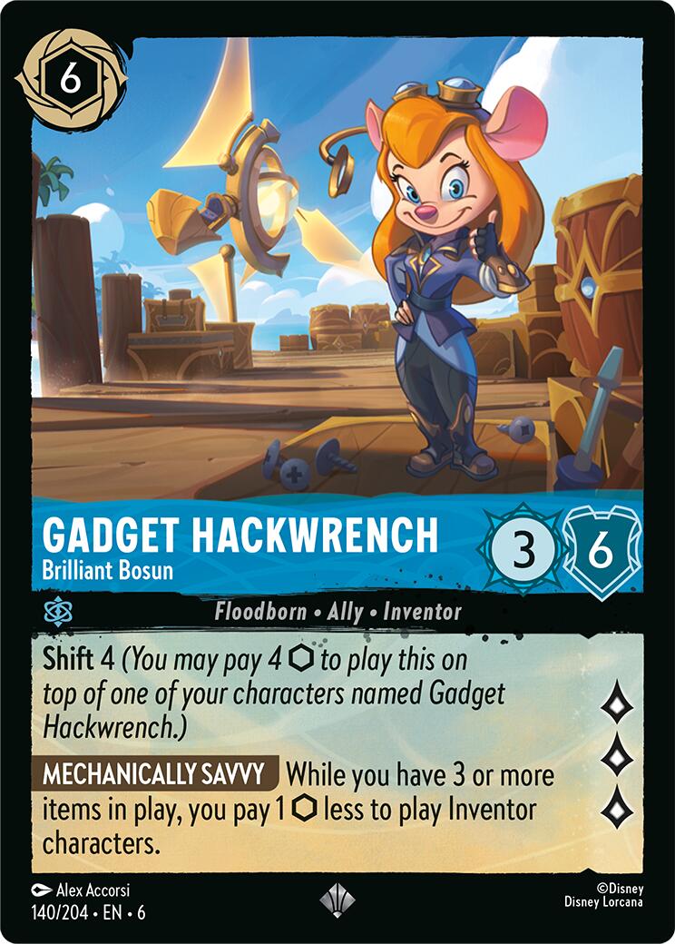 Gadget Hackwrench - Brilliant Bosun (140/204) [Azurite Sea] | Galaxy Games LLC