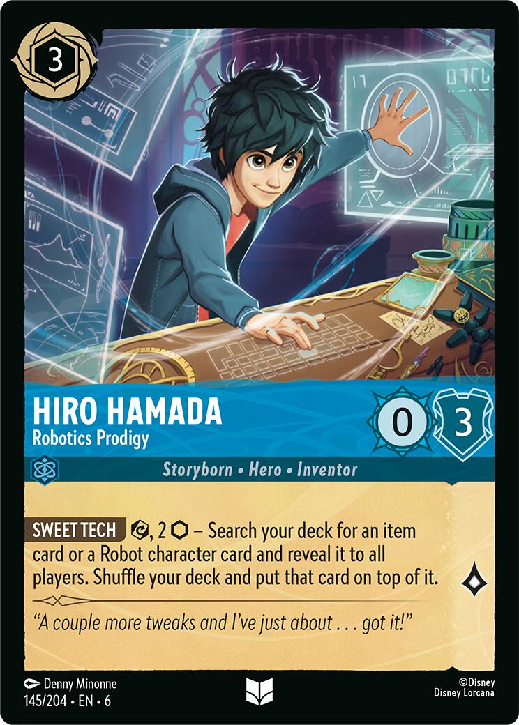 Hiro Hamada - Robotics Prodigy (145/204) [Azurite Sea] | Galaxy Games LLC