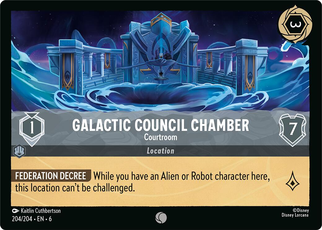 Galactic Council Chamber - Courtroom (204/204) [Azurite Sea] | Galaxy Games LLC
