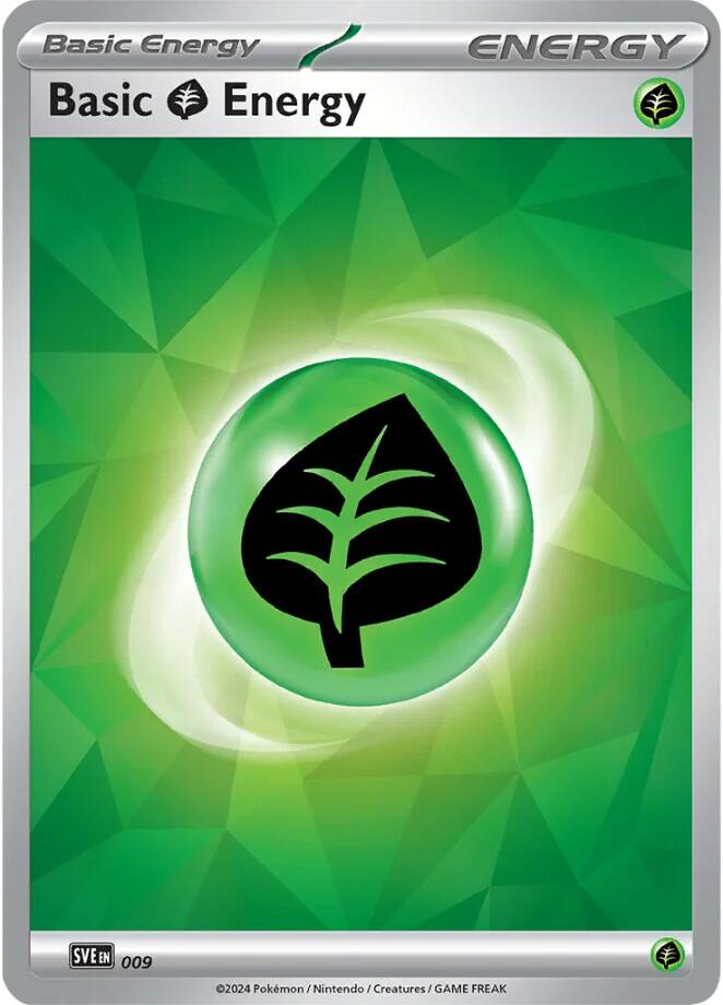 Basic Grass Energy (009)(Holo) [Scarlet & Violet: Stellar Crown] | Galaxy Games LLC