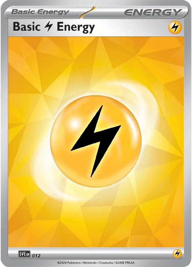 Basic Lightning Energy (012) [Scarlet & Violet: Stellar Crown] | Galaxy Games LLC