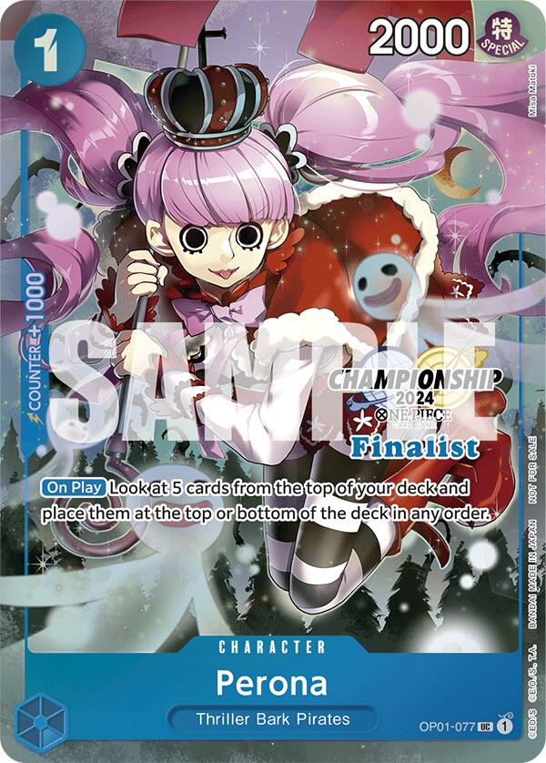 Perona (Championship 2024 Finalist Card Set) [One Piece Promotion Cards] | Galaxy Games LLC