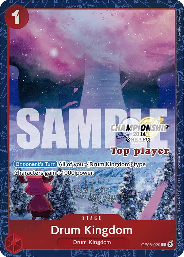 Drum Kingdom (Championship 2024 Top Player Pack) [One Piece Promotion Cards] | Galaxy Games LLC