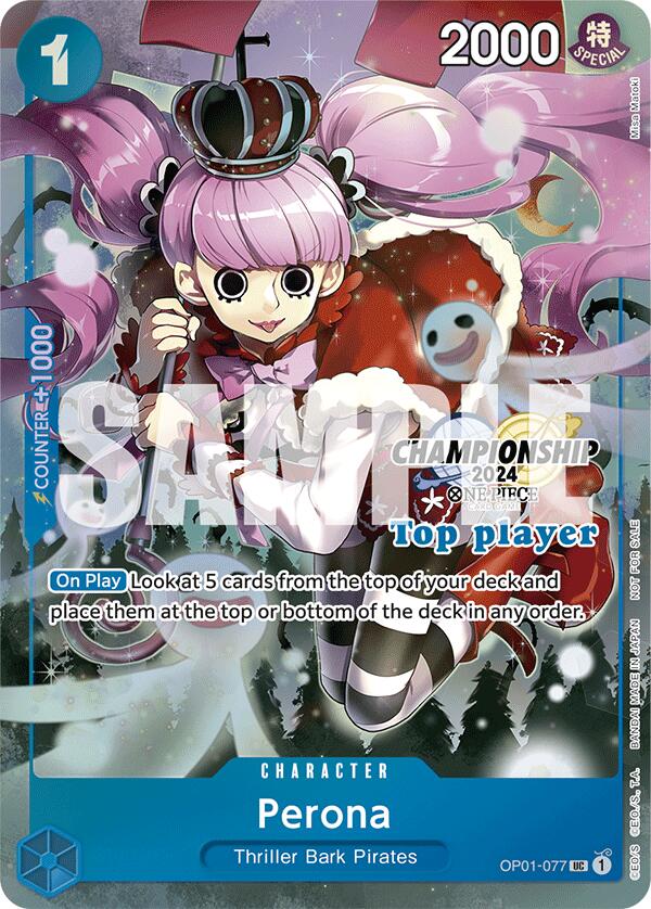 Perona (Championship 2024 Top Player Pack) [One Piece Promotion Cards] | Galaxy Games LLC