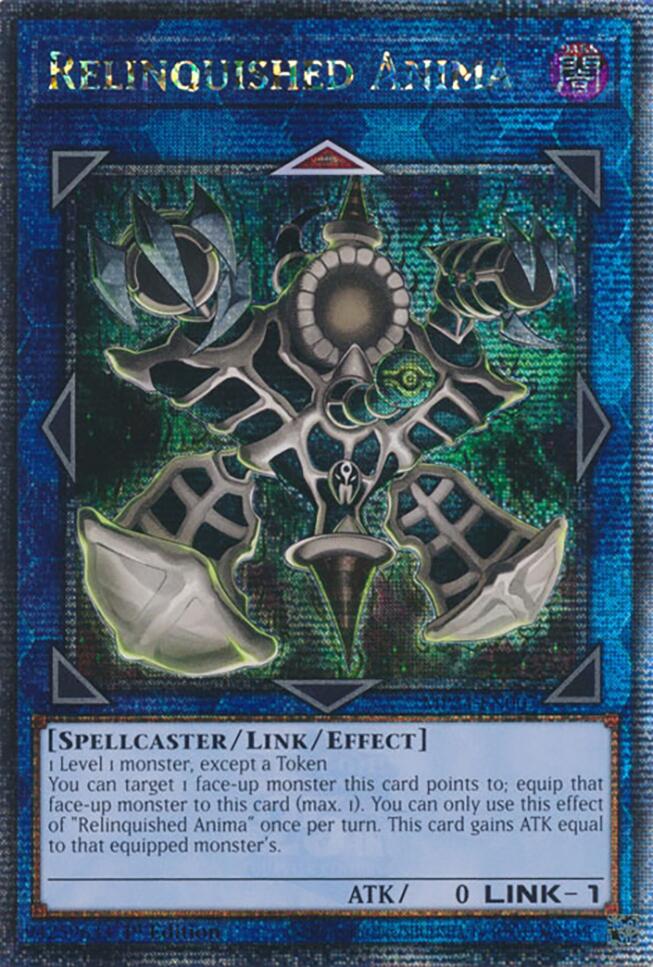 Relinquished Anima [MP24-EN007] Quarter Century Secret Rare | Galaxy Games LLC