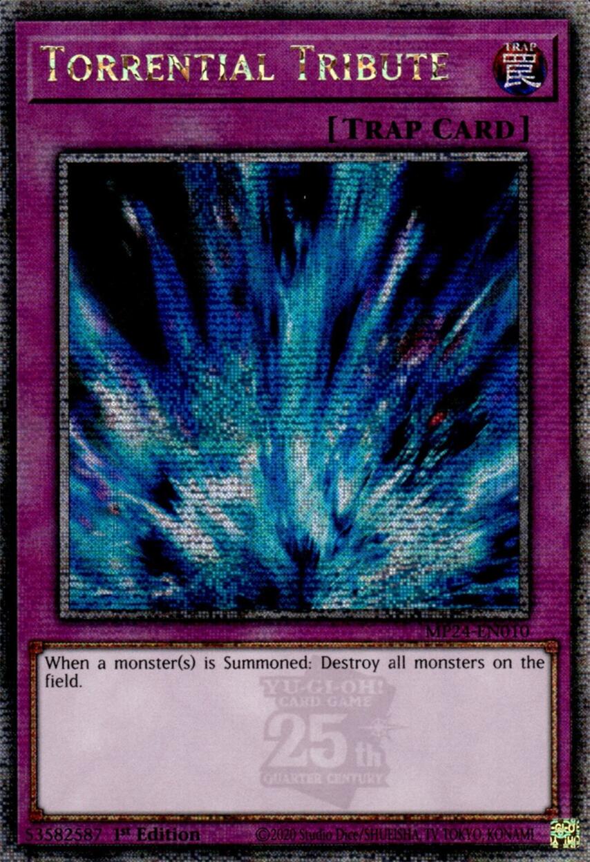 Torrential Tribute [MP24-EN010] Quarter Century Secret Rare | Galaxy Games LLC