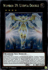 Number 39: Utopia Double [MP24-EN031] Quarter Century Secret Rare | Galaxy Games LLC