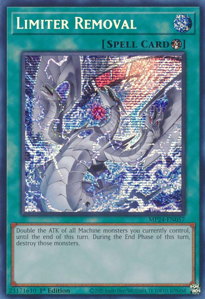 Limiter Removal (Alternate Art) [MP24-EN057] Prismatic Secret Rare | Galaxy Games LLC