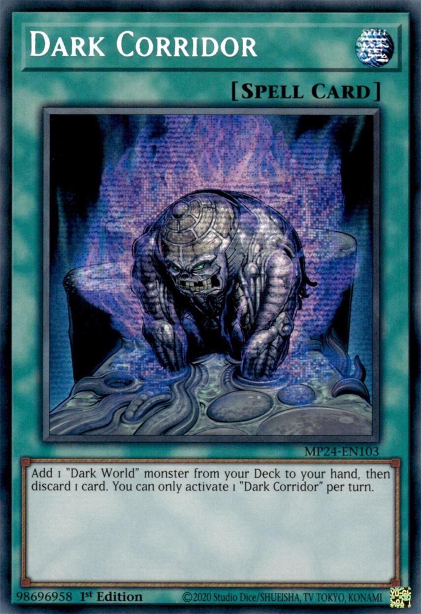 Dark Corridor [MP24-EN103] Prismatic Secret Rare | Galaxy Games LLC