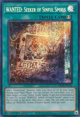 WANTED: Seeker of Sinful Spoils [MP24-EN122] Prismatic Secret Rare | Galaxy Games LLC