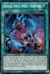 Original Sinful Spoils - Snake-Eye [MP24-EN124] Prismatic Secret Rare | Galaxy Games LLC