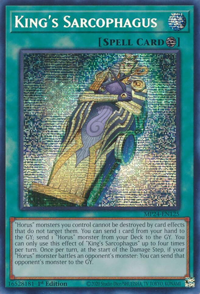 King's Sarcophagus [MP24-EN125] Prismatic Secret Rare | Galaxy Games LLC