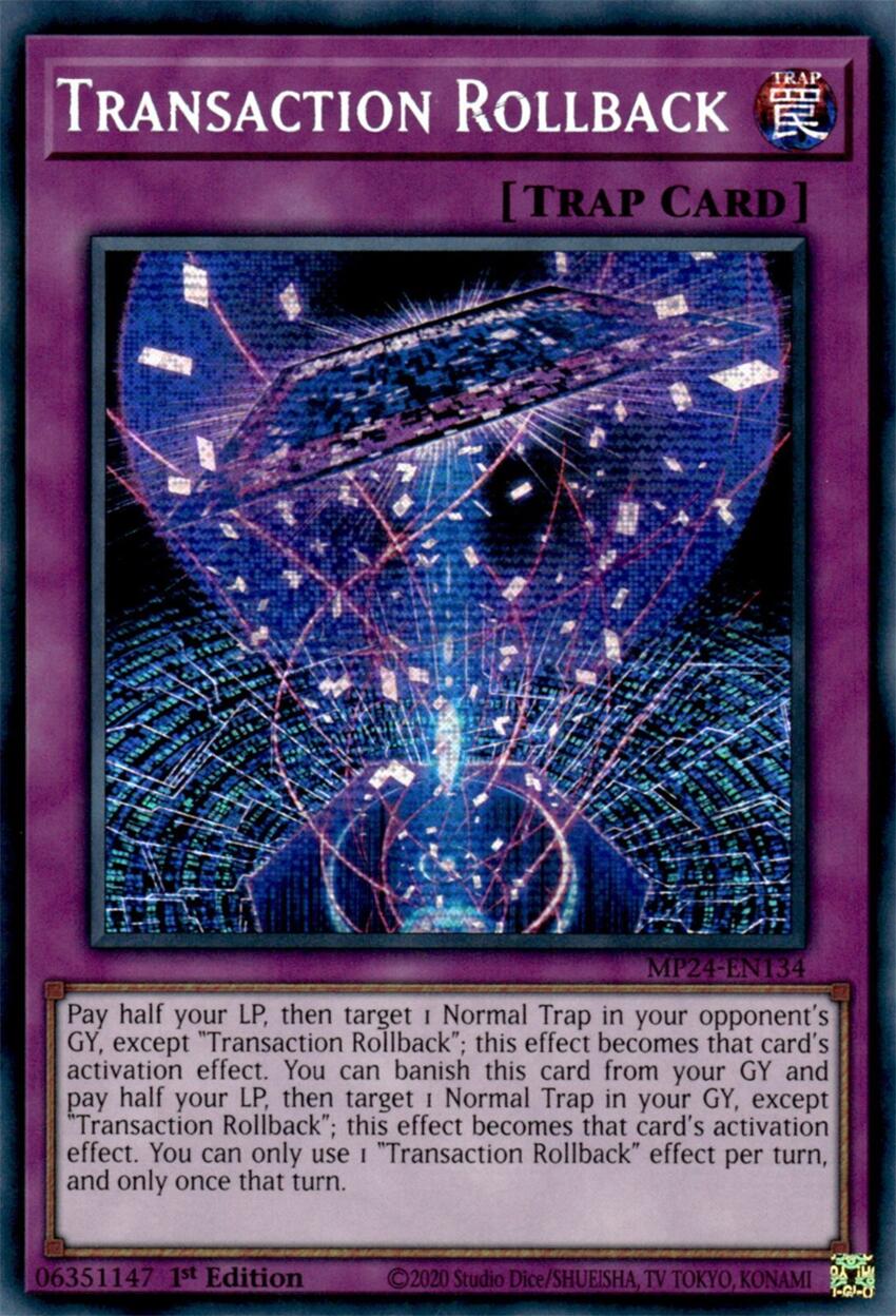 Transaction Rollback [MP24-EN134] Prismatic Secret Rare | Galaxy Games LLC