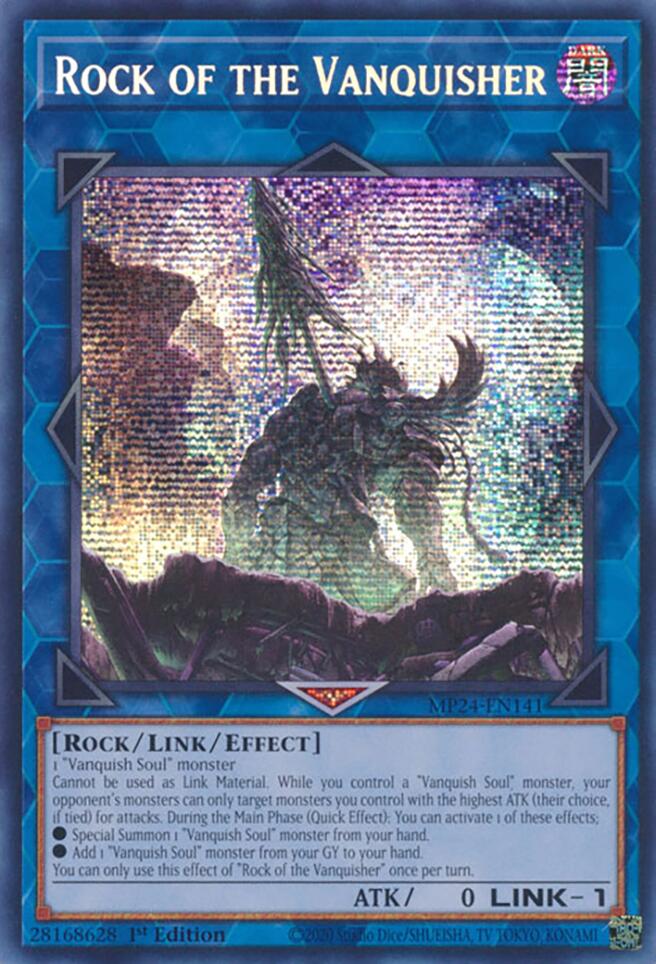 Rock of the Vanquisher [MP24-EN141] Prismatic Secret Rare | Galaxy Games LLC