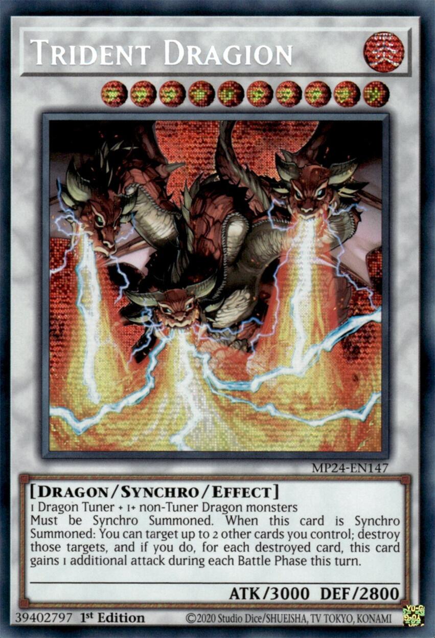 Trident Dragion [MP24-EN147] Prismatic Secret Rare | Galaxy Games LLC