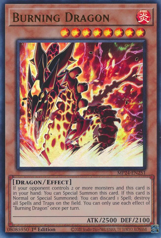 Burning Dragon [MP24-EN251] Ultra Rare | Galaxy Games LLC